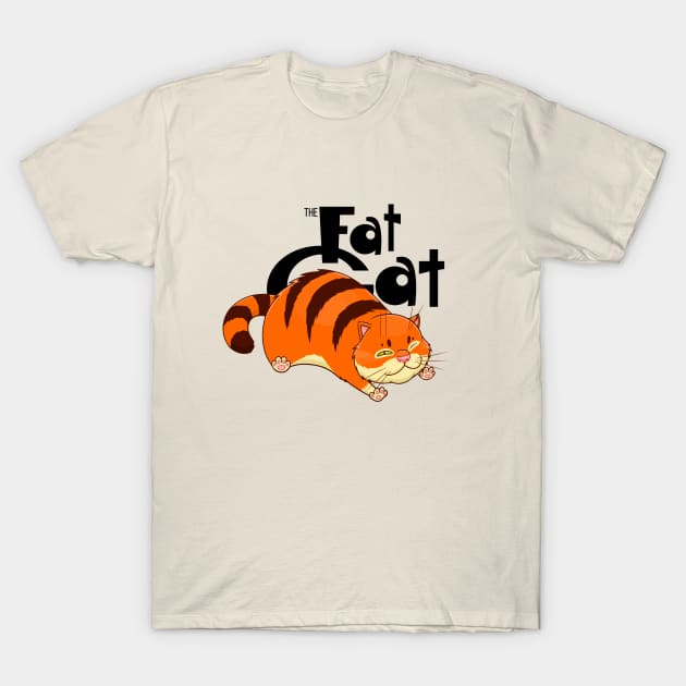 Fat red cat T-Shirt by My Happy-Design